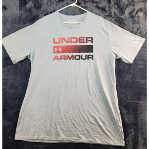 Under Armour Men's Grey Logo Performance T-Shirt